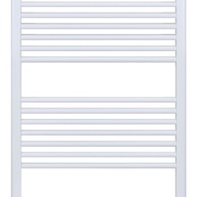 Handdoekradiator Wit 140x60cm 969 Watt Midden Aansluiting Belrad Designradiator