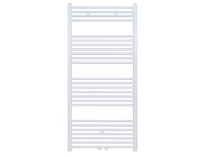 Handdoekradiator Wit 140x60cm 969 Watt Midden Aansluiting Belrad Designradiator