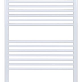 Handdoekradiator Wit 140x60cm 969 Watt Midden Aansluiting Belrad Designradiator