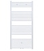 Handdoekradiator Wit 140x60cm 969 Watt Midden Aansluiting Belrad Designradiator
