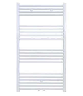 BELRAD Handdoekradiator Wit 120x60cm 829 Watt Midden Aansluiting Belrad Designradiator