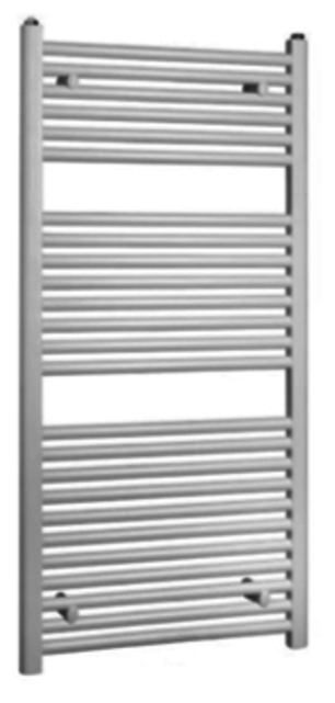 Handdoekradiator Wit 120x60cm 829 Watt Midden Aansluiting Belrad Designradiator