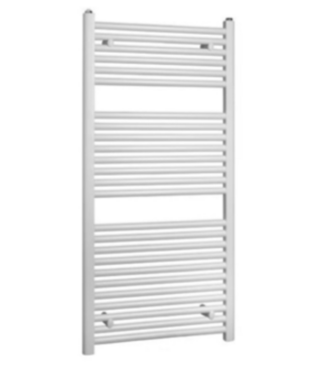 Handdoekradiator Wit 120x60cm 829 Watt Midden Aansluiting Belrad Designradiator
