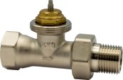 Belrad thermostatische radiatorkraan recht 1/2F M30x1/2mf