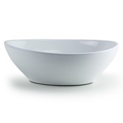 Keramische waskom Vienna Wit Ovaal 40,5x33x14cm zonder overloop