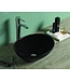 Vienna Ovaal Waskom Zwart 40,5x33x14cm zonder kraangat Keramisch