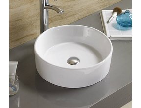 Florens Keramische waskom 38,5x38,5x12cm zonder kraangat