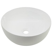 Pisa Keramische waskom 40,50x40,5x14 cm zonder kraangat met extra dunne Rand