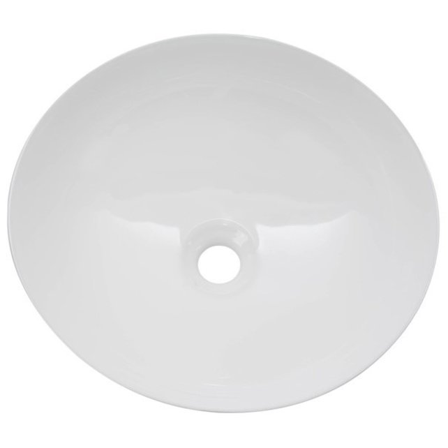 Pisa Keramische waskom 40,50x40,5x14 cm zonder kraangat met extra dunne Rand