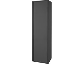 Creavit Sally Kolomkast 135x35x35cm Hoogglans Grijs Greeploos