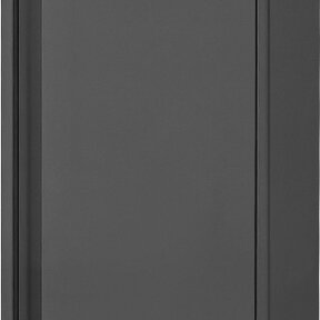 Creavit Sally Kolomkast 160x40x35cm Hoogglans Grijs Greeploos