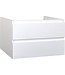CREAVIT Creavit Sally Badkamermeubel Mat Wit 60cm met keramische wastafel 2lades Softclose