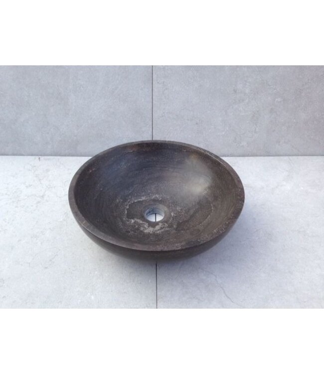 SaniPro Vision Dynasty Badkamermeubel Eiken 80cm met natuursteen waskom en blad