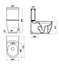 CREAVIT Staand Toilet Creavit GRANDE XXL Duoblok incl. WC-bril OA en PK