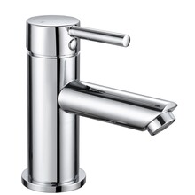 Creavit Aloni Wastafelkraan Laag Chroom eenhendel bediening warm en koud mengkraan.