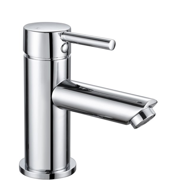 Creavit Aloni Wastafelkraan Laag Chroom eenhendel bediening warm en koud mengkraan.