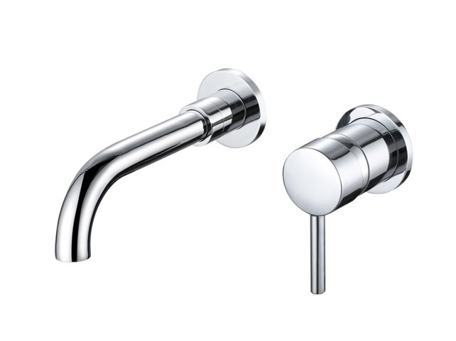 Inbouw wastafelkraan Rome Chroom Creavit Aloni Mengkraan uitloop 22cm Inbouw wastafelkraan Rome Chroom Creavit Aloni Mengkraan uitloop 22cm