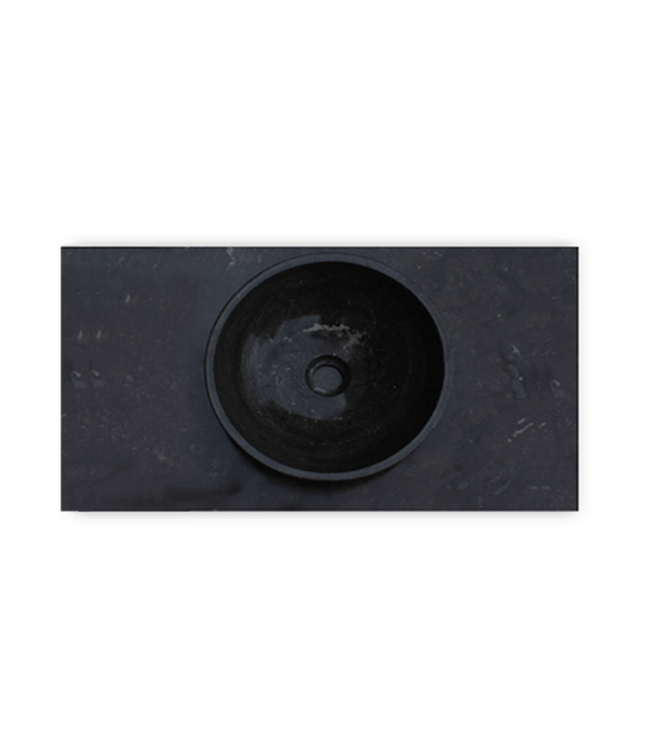 SaniPro Vision Dynasty Badkamermeubel Eiken 100cm met natuursteen waskom en blad