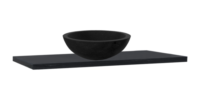 SaniPro Vision Dynasty Badkamermeubel Eiken 100cm met natuursteen waskom en blad