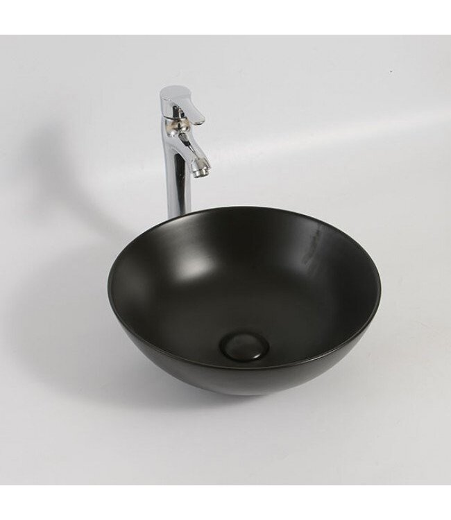 SANI-SUPPLY Badkamermeubel Wood Vision 80x47x38cm met Topblad en waskom