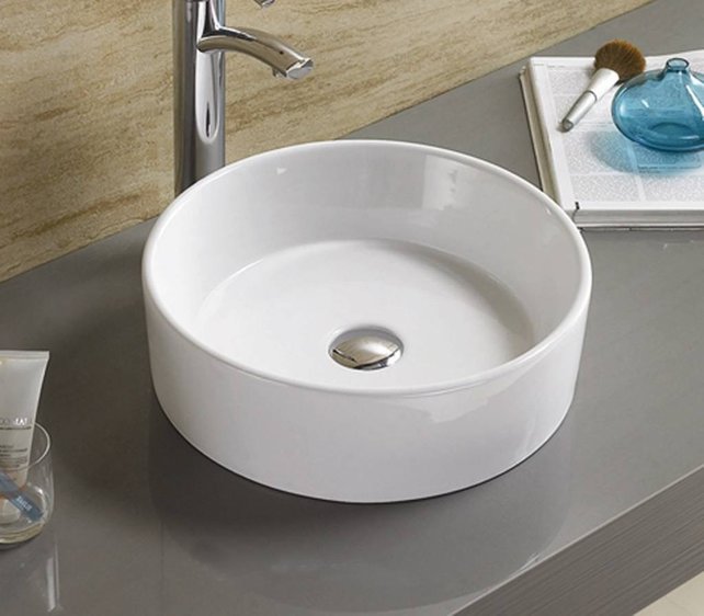 Badkamermeubel Wood Vision 100x47x38cm met Topblad en waskom