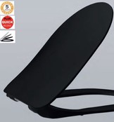 Hangtoilet Glans Zwart met bidet Keramiek Diepspoel Nano Coating EasyClean Creavit Glans Zwart TP325 incl toiletbril