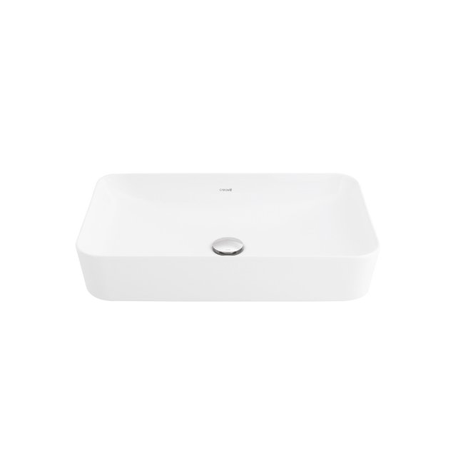 Opzet wastafel Mat Wit 60x40 cm Keramisch Creavit Opzetwastafel Rechthoek zonder kraangat 60x40 cm