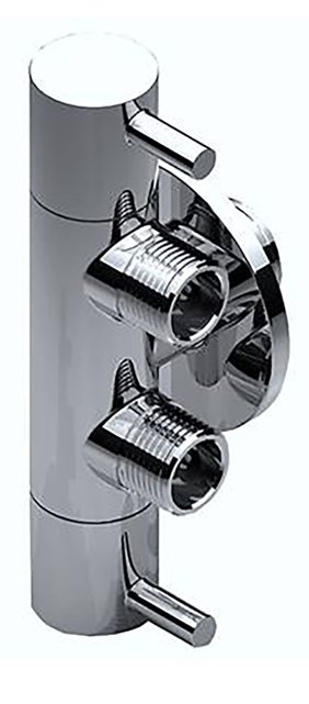 Creavit Dubbeldienstkraan bidetkraan met dubbel uitgang Hoekstopkraan geschikt voor Staandtoilet