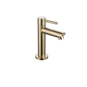 Fonteinset Wit Rechts - Links Kraangat Creavit Wit - Goud Fonteinkraan Sifon ClickWaste