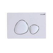 Drukplaat Hoogglans Wit Welness Bedieningspaneel Ronde Knoppen GP7001.00