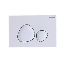 Drukplaat Hoogglans Wit Welness Bedieningspaneel Ronde Knoppen GP7001.00