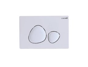 Drukplaat Hoogglans Wit Welness Bedieningspaneel Ronde Knoppen GP7001.00