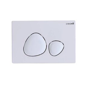 Drukplaat Hoogglans Wit Welness Bedieningspaneel Ronde Knoppen GP7001.00