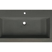 Wastafel Beton 80x47x5cm met kraangat - zonder overloop
