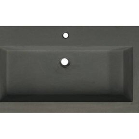 Wastafel Beton 80x47x5cm met kraangat - zonder overloop