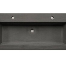 Wastafelblad Beton 100cm met 2 kraangaten SaniPro wasblad Beton 100x47x5 cm zonder overloop
