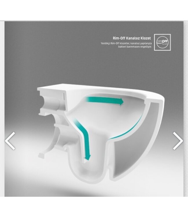 Randloos Hangtoilet Aloni met geïntegreerd bidetkraan Warm en Koud Wit diepspoel incl. Softclose Toiletbril Ultra Dun