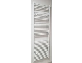 Handdoekradiator Wit 180x60cm 996 Watt SaniPro Lydia Midden Aansluiting - Zijaansluiting