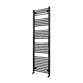 Handdoekradiator Grafiet 120x60cm 703 Watt SaniPro Lydia Midden Aansluiting - Zijaansluiting