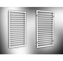 Design Handdoekradiator Wit 170x60cm 860 Watt SaniPro Bornova Midden Aansluiting