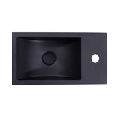 Toiletfontein Zwart Kraangat Links Quartz Recto 40x22x10cm