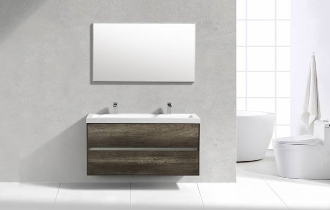 SaniPro Badkamermeubel Compact 120cm Greeploos Century Oak 120x38x56 cm