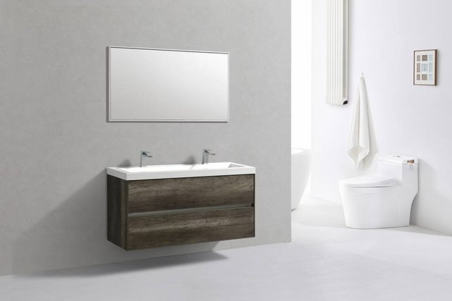 SaniPro Badkamermeubel Compact 120cm Greeploos Century Oak 120x38x56 cm