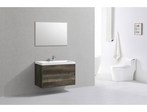SaniPro Badkamermeubel Compact 100cm Greeploos Century Oak 100x38x56 cm