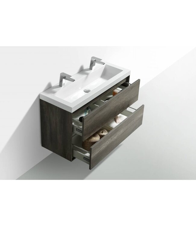 SaniPro Badkamermeubel Compact 100cm Greeploos Century Oak 100x38x56 cm