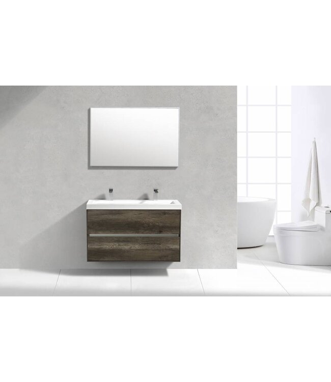 SaniPro Badkamermeubel Compact 100cm Greeploos Century Oak 100x38x56 cm