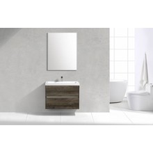 SaniPro Badkamermeubel Compact 80cm Greeploos Century Oak 80x38x56 cm