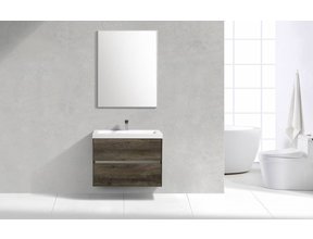 SaniPro Badkamermeubel Compact 80cm Greeploos Century Oak 80x38x56 cm