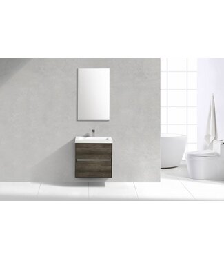 SANI-SUPPLY SaniPro Badkamermeubel Compact 60cm Greeploos Century Oak 60x38x56 cm