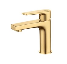 Creavit Sharp Wastafelkraan Laag Goud Mengkraan wastafel